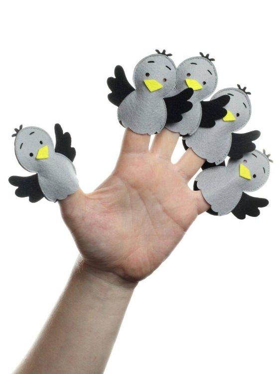 "Сорока-ворона" (только герои), пальчиковый театр (Фетр), 1101014