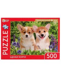 Щенки корги. Удивительный мир. Пазл классический в коробке. 500 деталей. Умные игры  в кор.10шт