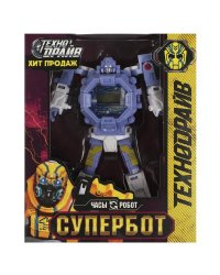 Часы супербот, трансформирующиеся, кор.14*17*5см ТЕХНОДРАЙВ в кор.120шт