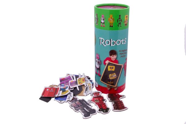 Магнитная игра «Роботы», пазлы