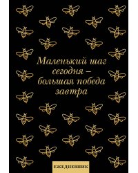 Маленький шаг сегодня - большая победа завтра! Ежедневник недатированный (А5, 72 л.)