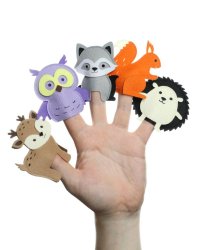 "Лесные обитатели", пальчиковый театр (Фетр), 1101003