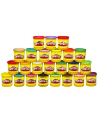 PLAY-DOH Набор Плей-До масса для лепки 24 банки