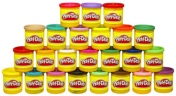 Вне серии (MATTEL) PLAY-DOH Набор Плей-До масса для лепки 24 банки