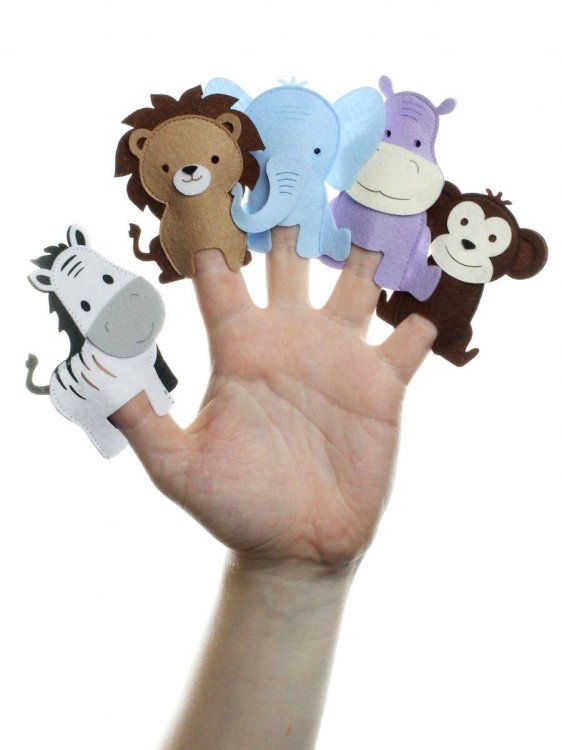 "Зоопарк", пальчиковый театр(Фетр),  1101004