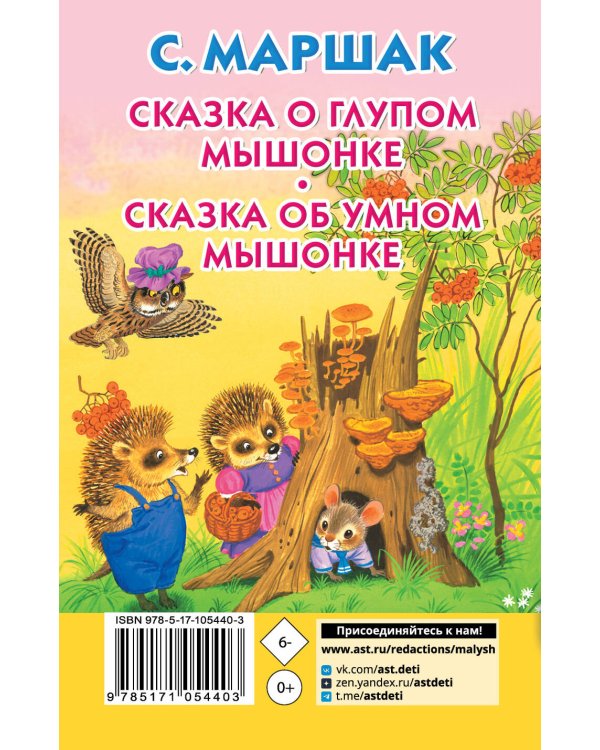 Сказка о глупом мышонке. Сказка об умном мышонке