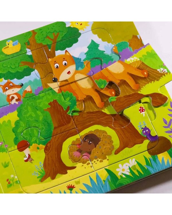 Книга с пазлами. Сорока-ворона (2-е)