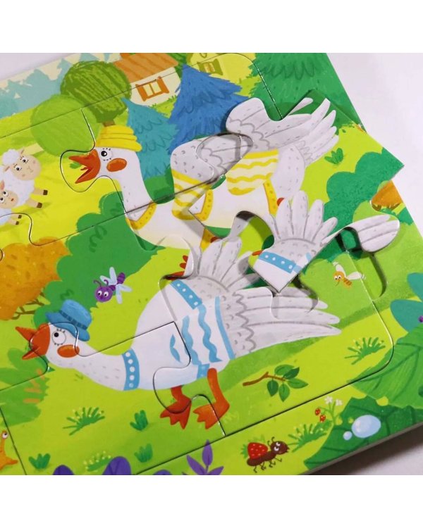 Книга с пазлами. Сорока-ворона (2-е)