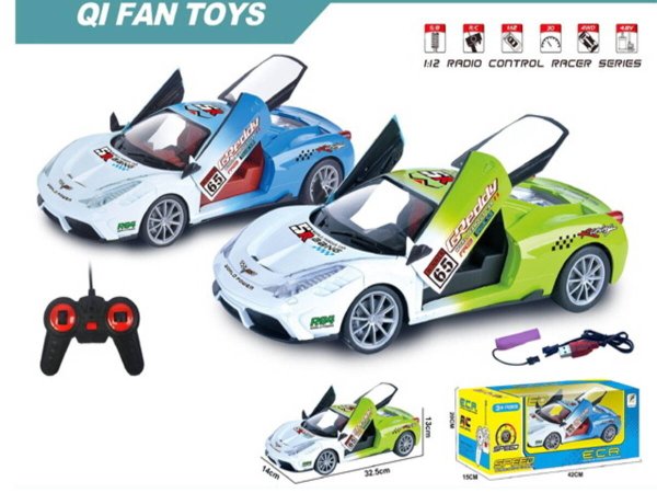 Машинка на р/у "Гонка"(32,5х14х13 см) (свет,USB-шнур в компл.,в кор.) ( Арт. 2283287)