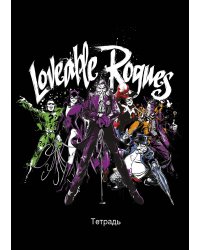 Суперзлодеи DC. Тетрадь (А5, 48 л., УФ-лак, накидки)