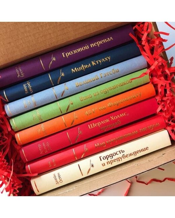 Кейс настоящего мужчины (комплект из 5 книг: Великий Гэтсби, Над кукушкиным гнездом, Золотой жук и др)