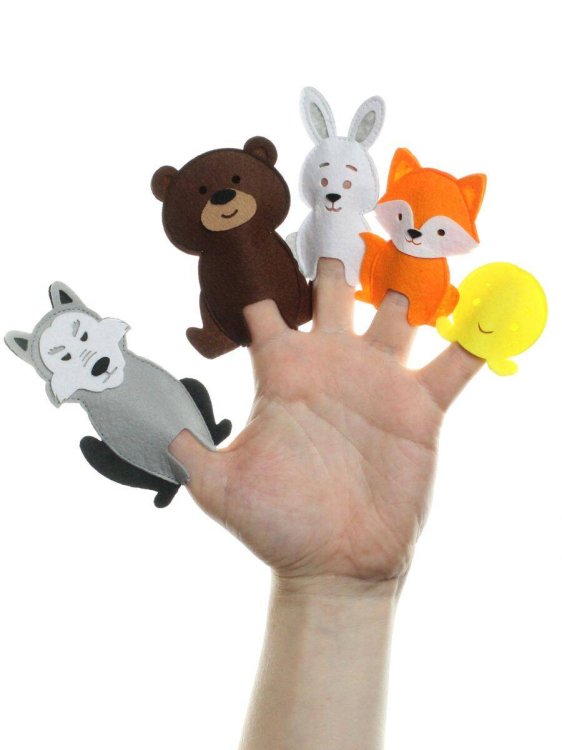 "Колобок" (только герои), пальчиковый театр (Фетр), 1101010