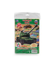 НАСТОЛЬНАЯ ИГРА-ХОДИЛКА "УМКА" "ТАНКОВЫЙ БОЙ" В БЛИСТЕРЕ МАЛОГО ФОРМАТА в кор.50шт
