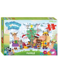 Мозаика "puzzle" 35 MAXI "Буренка Даша" (Riki)