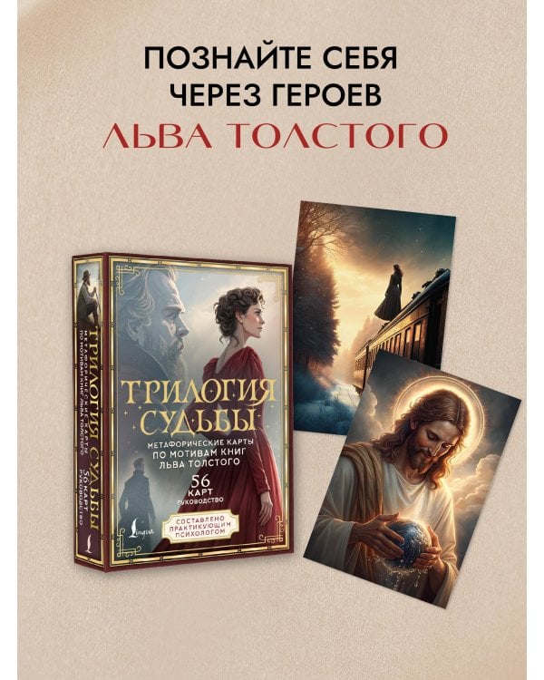 Трилогия судьбы. Метафорические карты по мотивам книг Льва Толстого