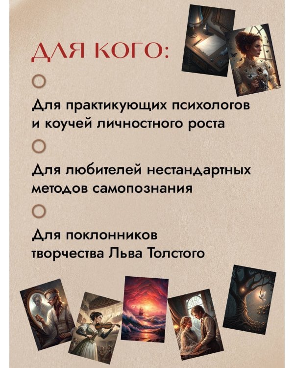 Трилогия судьбы. Метафорические карты по мотивам книг Льва Толстого