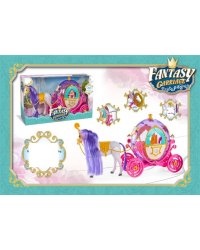 Карета для куклы.Сказочная лошадь(лошадь ход,свет,звук,5*АА не в ком,в кор.)(60х20х34 см)арт.2045539