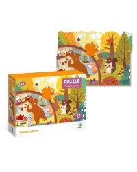 Пазл "Лесная уборка"  60 элементов