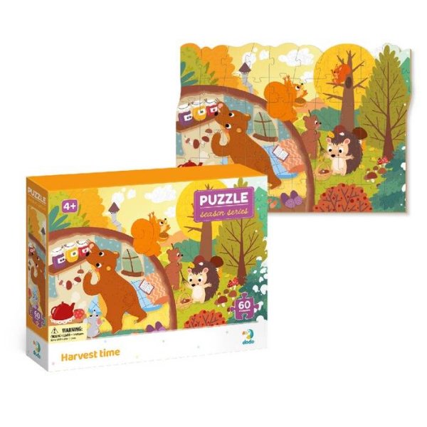 Пазл "Лесная уборка"  60 элементов