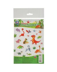 Забавные Динозаврики. Наклейки малого формата. 120х180мм. Умка в кор.500шт