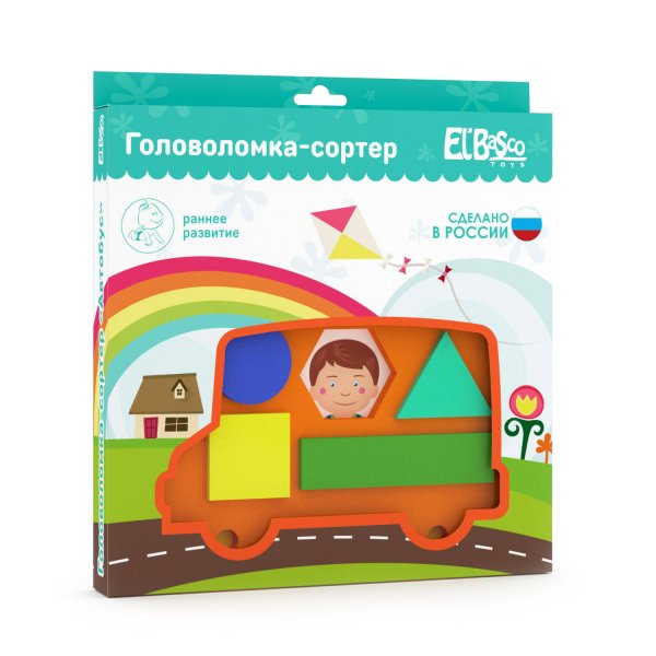 Головоломка-сортер "Автобус"