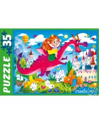 МАКСИ-ПАЗЛЫ 35 элементов. ПРИНЦЕССА И ДРАКОН (Арт. П35-0696)