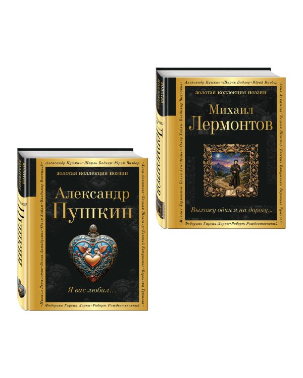 Дополнительное изображение книги «Комплект Два гения русской поэзии (из 2-х книг Пушкин и Лермонтов)»