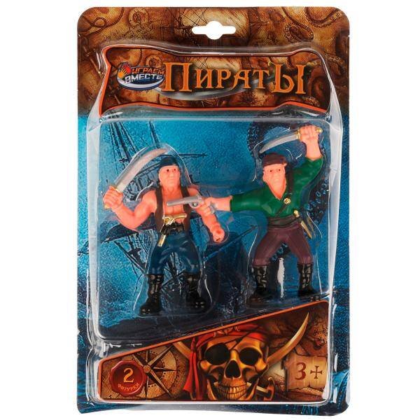 РОЛЕВЫЕ НАБОРЫ (Умка) Набор солдатиков пираты с оружием, блист.14*21*5см ИГРАЕМ ВМЕСТЕ в кор.2*120шт