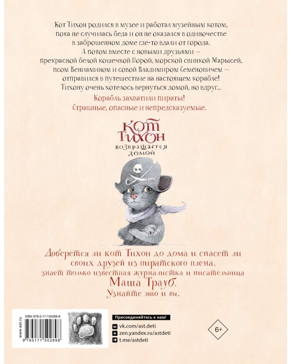 Кот Тихон возвращается домой