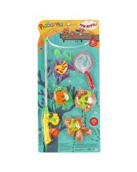 Игра рыбалка, ТРИ КОТА свет, на блистере (русс. уп.)  57,5*28*4,5см Играем вместе в кор.2*30шт