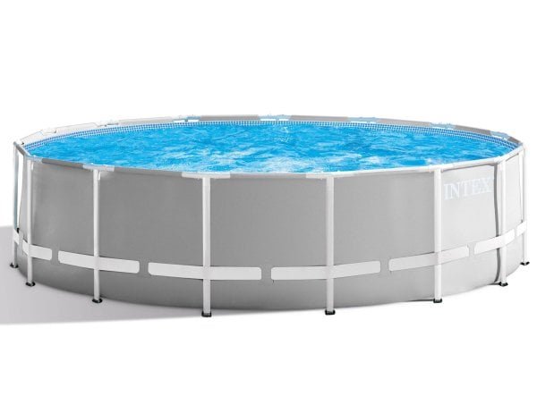 Бассейн каркасный 457х122см (фильтр-насос+лестница+тент+подстилка) INTEX (в коробке) Арт.26726NP