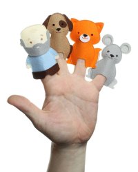 "Репка" (только герои), пальчиковый театр (Фетр), 1101012