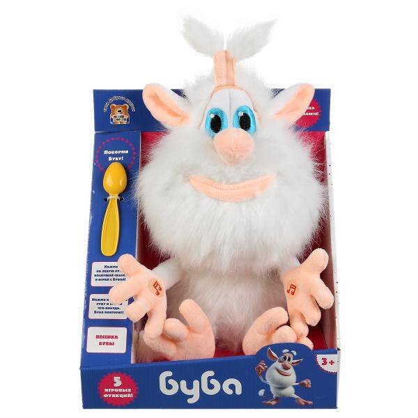 "МУЛЬТИ-ПУЛЬТИ" (Умка) Игрушка мягкая БУБА интерактивный сказка и кормление 27см озвуч, в кор. МУЛЬТИ-ПУЛЬТИ в кор.12шт