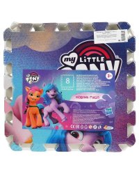 Коврик-пазл МОЙ МАЛЕНЬКИЙ ПОНИ 8 сегментов, каждый 31.5*31.5см ИГРАЕМ ВМЕСТЕ в кор.12шт