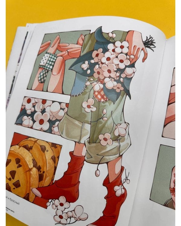 Прекрасные девушки, нежные цветы. Артбук-коллекция от известных японских художников