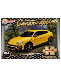 Пазлы. Спорткары. 104 детали. 190х141х35мм. Умные игры в кор.24шт