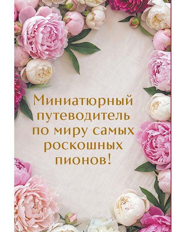Дополнительное изображение книги «Пионы. Коллекционное мини-издание»