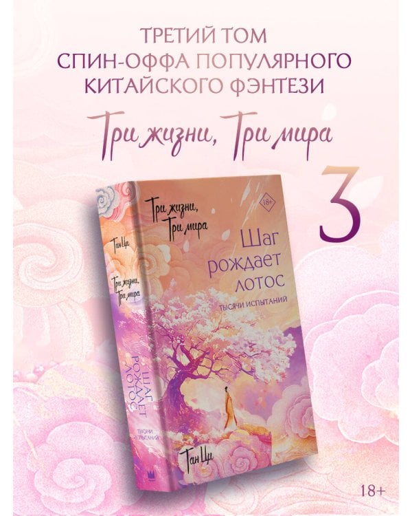 Дополнительное изображение книги «Три жизни, три мира: Шаг рождает лотос. Тысячи испытаний (3)»