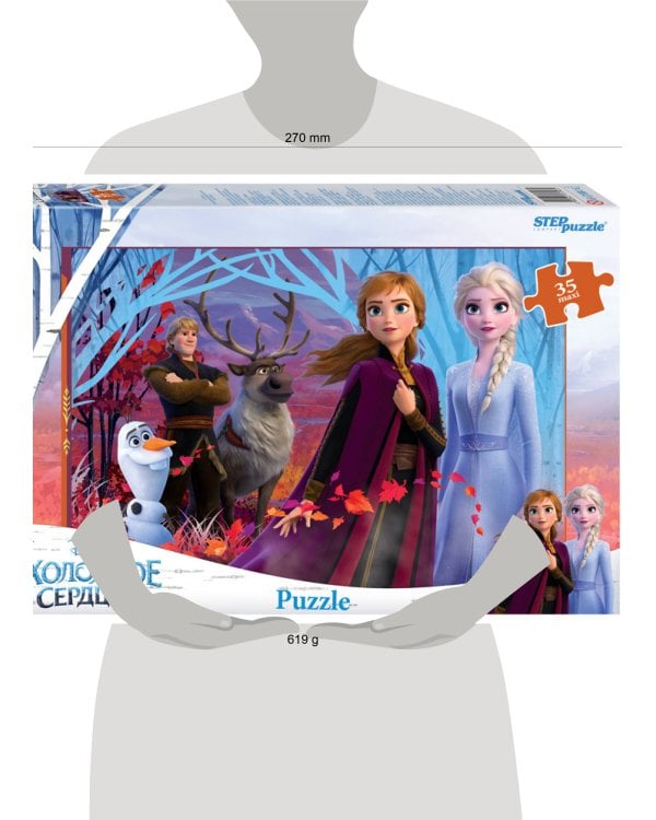 Мозаика "puzzle" 35 MAXI "Холодное сердце - 2" (Disney)