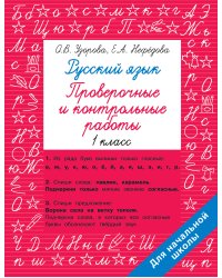 Русский язык 1 класс. Проверочные и контрольные работы