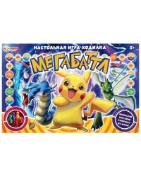 Мегабаттл. Настольная игра-ходилка 217х330х27мм. Умные игры в кор.20шт