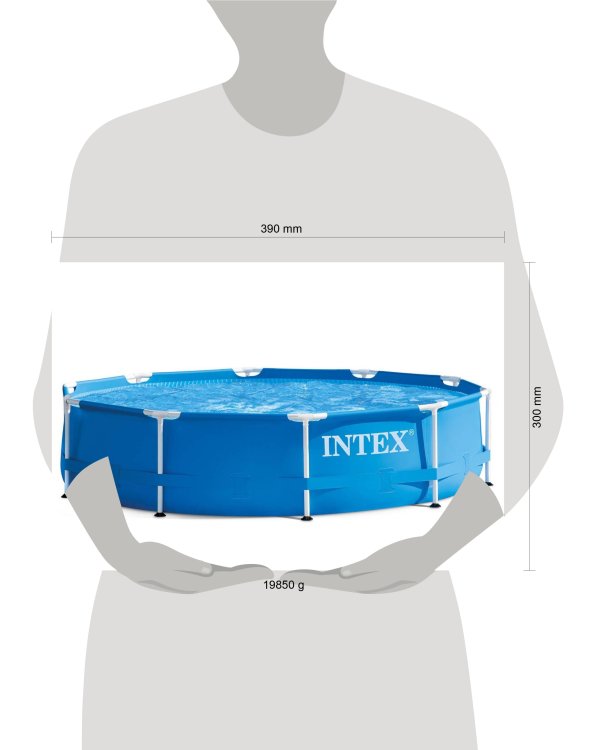 Бассейн каркасный 305х76см.+ фильтр-насос INTEX.(в коробке) Арт.28202NP