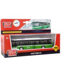 ТМ Технопарк. Машина металл. "АВТОБУС", длина 14,5см, инерц. в русс. кор. в кор.2*48шт