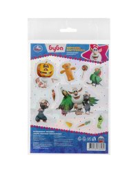 Буба. Сверкающие наклейки. 145х210мм. Умка в кор.500шт