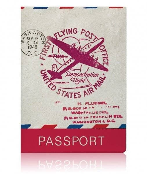 ОБЛОЖКИ ДЛЯ ПАСПОРТА (Алеф) ОБЛОЖКА ДЛЯ ПАСПОРТА MIUSLI AIR MAIL