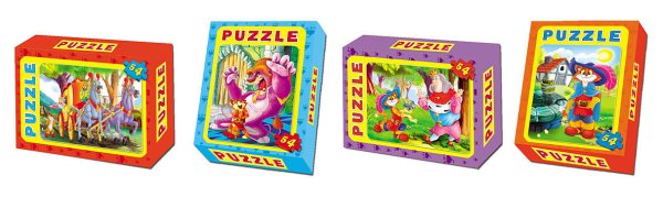 ПАЗЛЫ 54 ЭЛЕМЕНТА (Рыжий Кот) ПАЗЛЫ. КОТ В САПОГАХ (Арт. П54-7992)