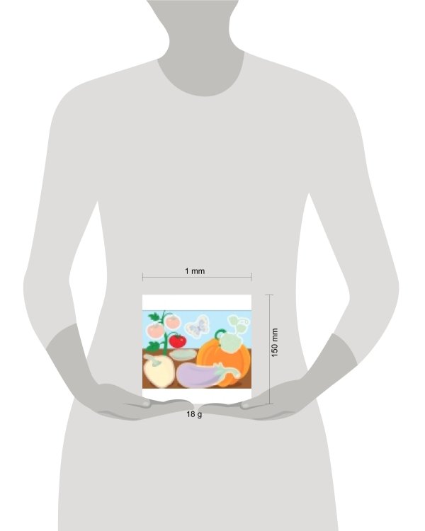 Многоразовые водные раскраски. Выпуск 12 (Овощи)