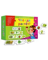 АССОЦИАЦИИ-ЦЕПОЧКОЙ.ЧТО ГДЕ РАСТЕТ (Арт. ИН-9926)