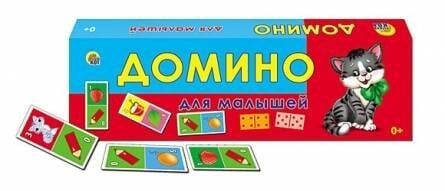 ДОМИНО ПЛАСТИКОВОЕ (Рыжий Кот) ДОМИНО ПЛАСТИКОВОЕ. ДЛЯ МАЛЫШЕЙ (Арт. ИН-6942)