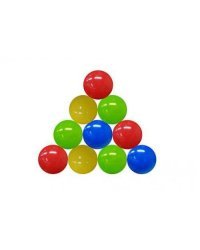 ШАРИКИ ПЛАСТИКОВЫЕ 24 шт. ЦВЕТНЫЕ (Арт. И-1500)